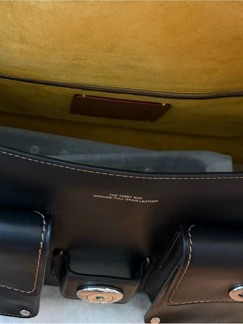 COACH TABBY 36 CARGO BAG IN BLACK